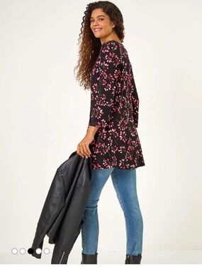 Floral Tunic- Women's Long Sleeve